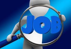 Schriftzug Job