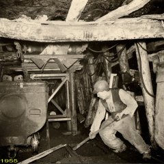 Bergleute unter Tage