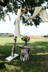 Schleier und Torbogen