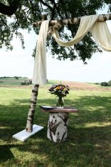 Schleier und Torbogen