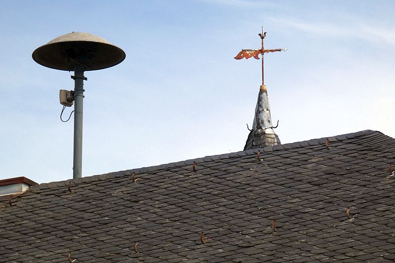 Auch die Sirene auf dem Dach des Historischen Rathauses in Reichelsheim wird beim nächsten Probealarm ertönen