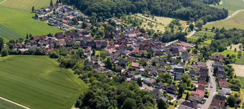 Luftbild von Blofeld