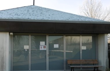 Frontansicht Trauerhalle Heuchelheim Frontansicht Trauerhalle Heuchelheim