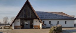 Frontansicht Trauerhalle Weckesheim  Frontansicht Trauerhalle Weckesheim