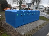 Fahrradbox am Bahnhof Weckesheim
