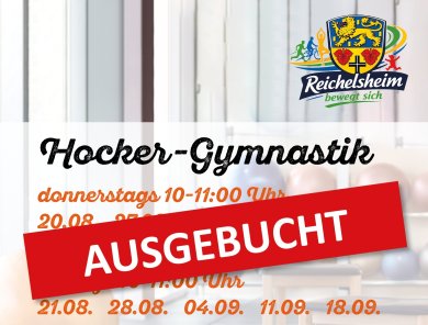 Reichelsheim bewegt sich: Hockergymnastik der Kurs ist ausgebucht