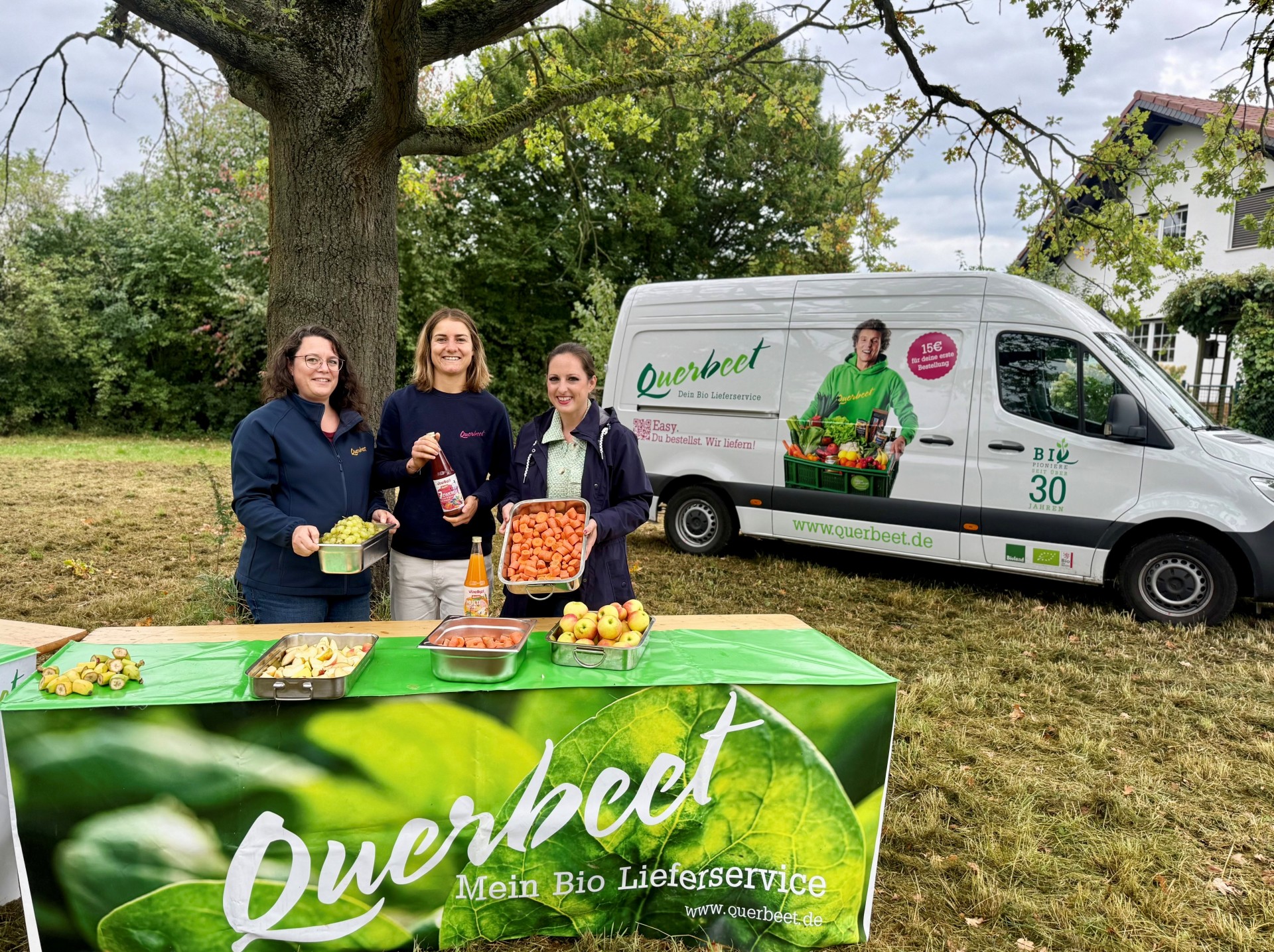 Das Bild zeigt von links nach rechts: Julia Rieß, Kirsten Schindler, Lena Herget