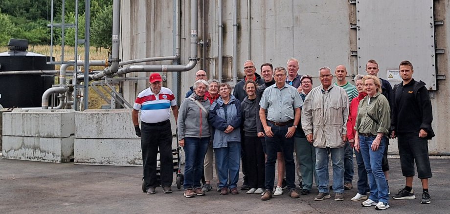 Führung im Kompostwerk