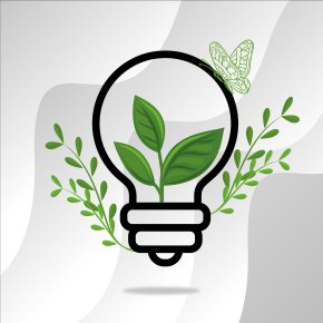 Grafische Darstellung Glühbirne